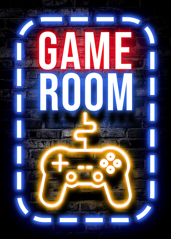 game gaming room quote