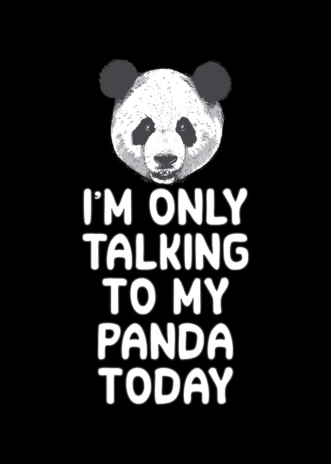 Im only talking to my