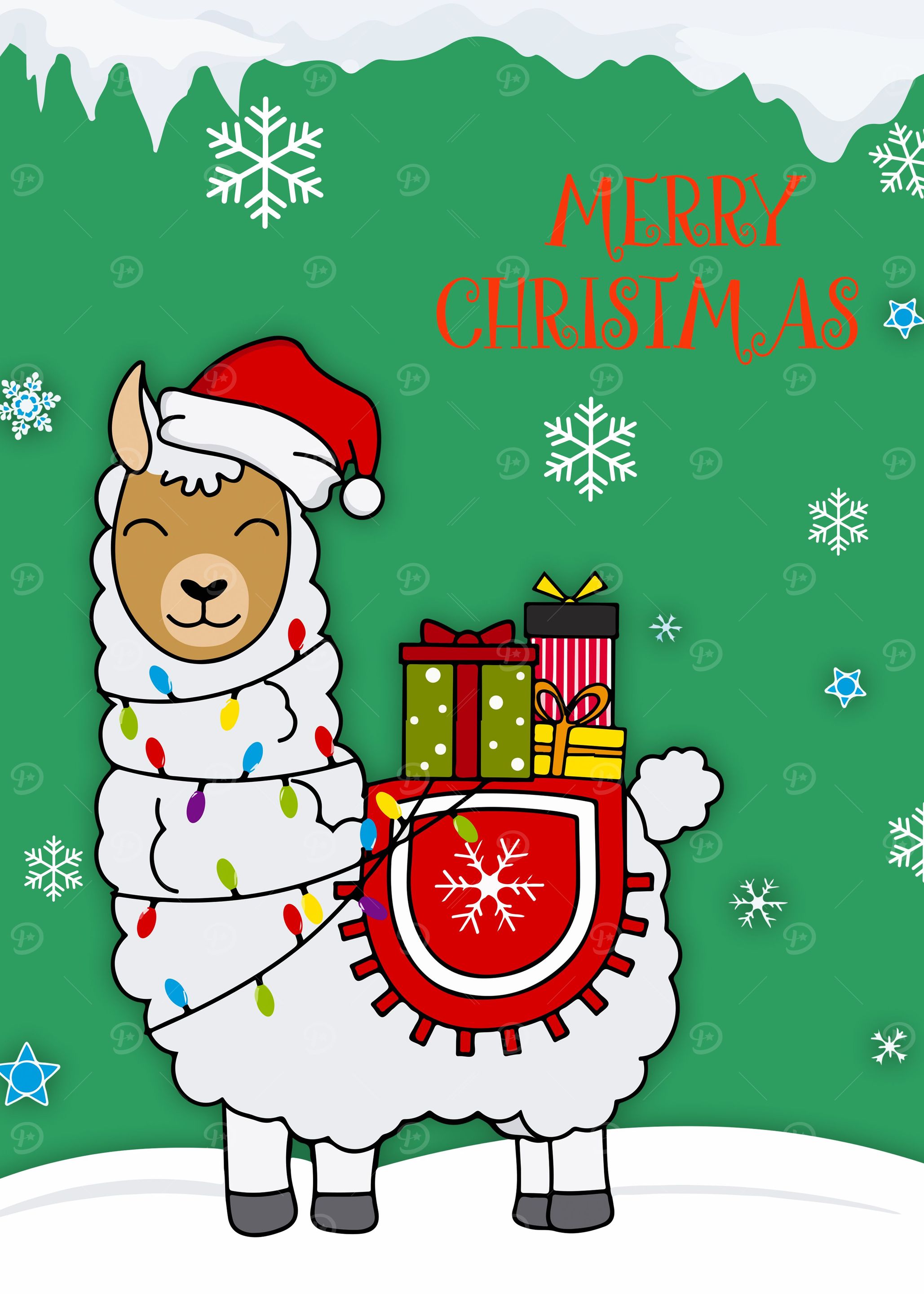 53 Llama xmas 53