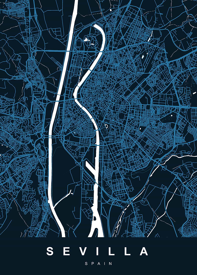 SEVILLA City Map Spain