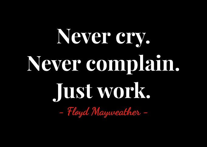 Floyd Mayweather Quotes