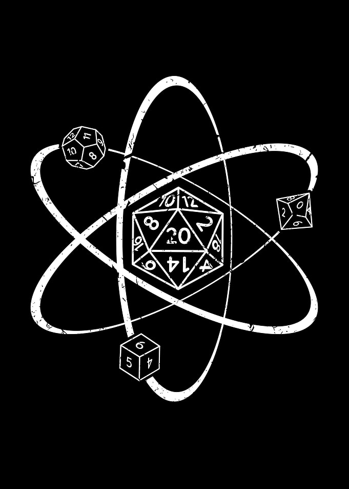 RPG Tabletop Gamer D20