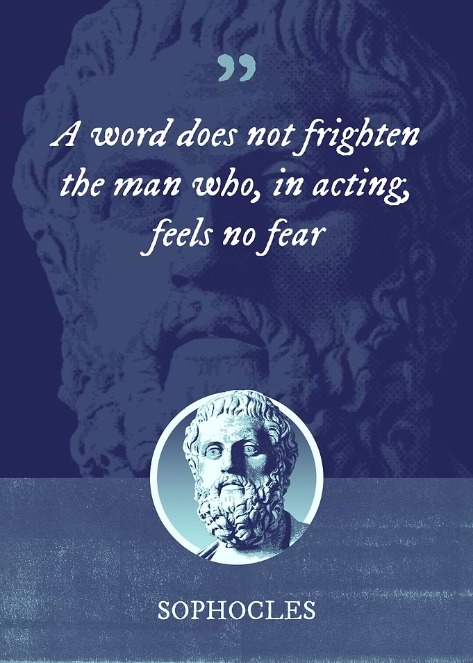 A word does not frighten