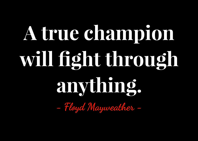 Floyd Mayweather Quotes