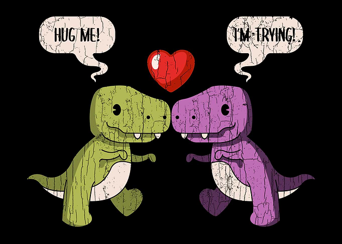 Funny Cute Dinosaur Design