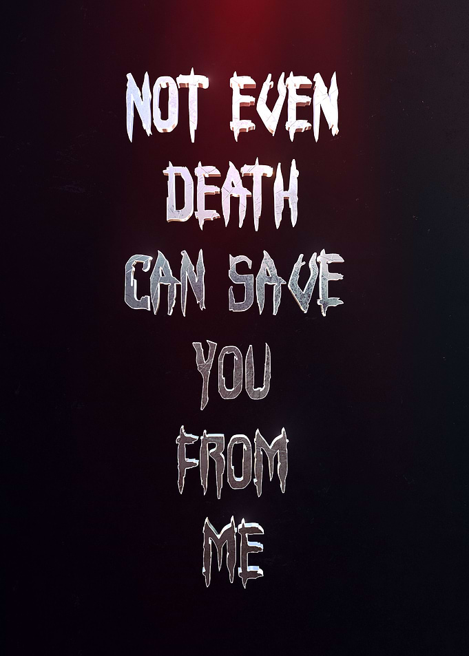 Not even death