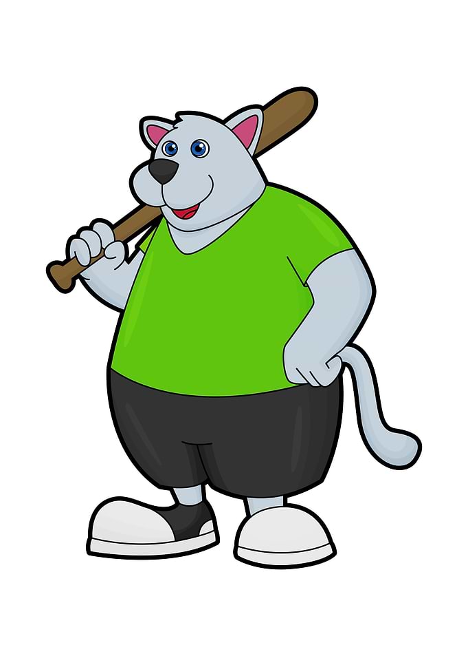 Dog Baseball Baseball bat