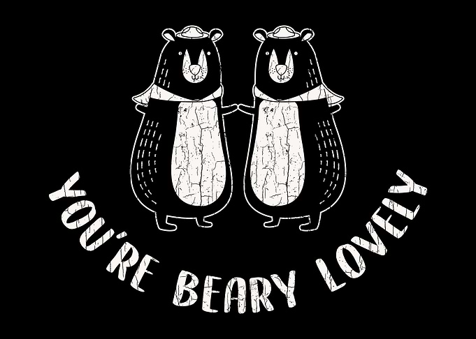 Funny Cute Bears Design Fo