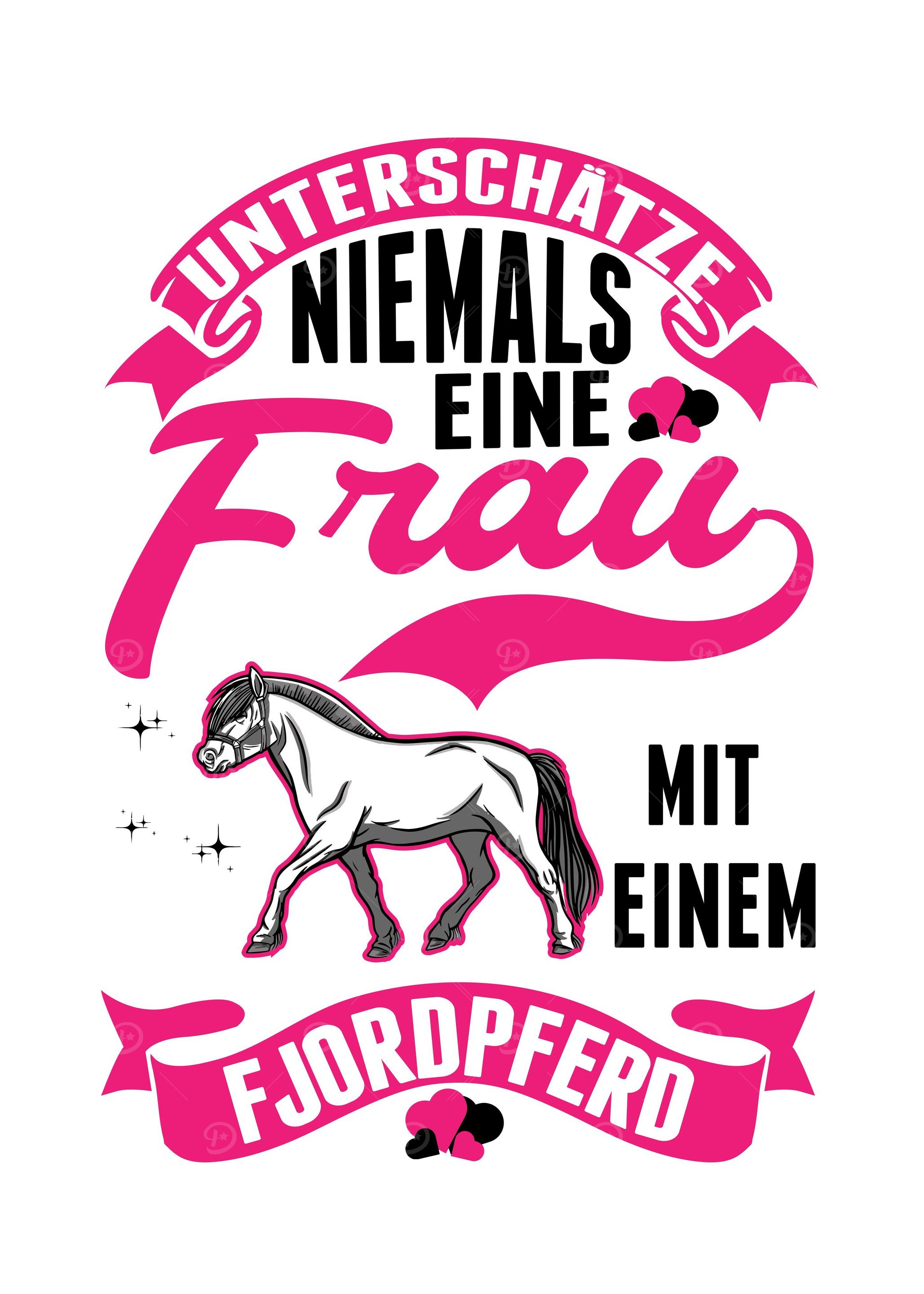 Fjordpferd Frau Fjord