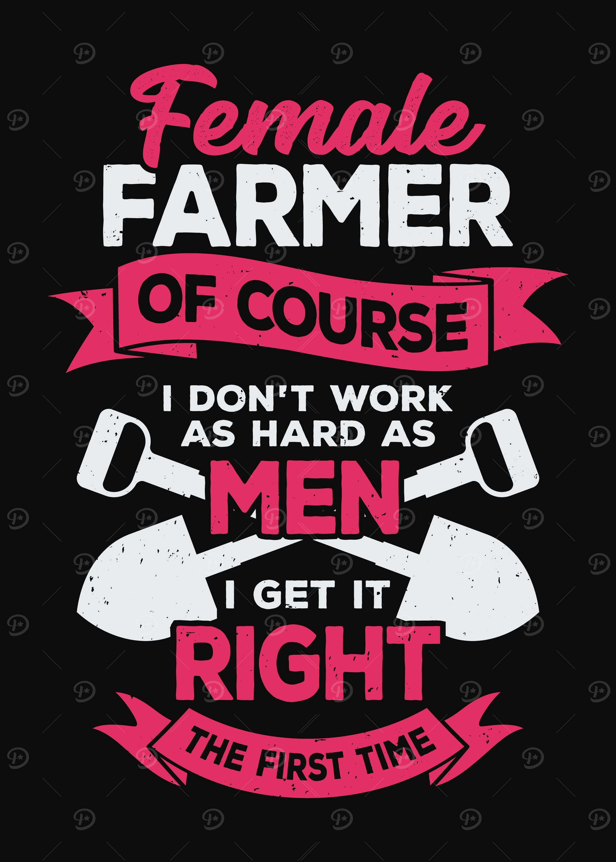 Female Farmer Design