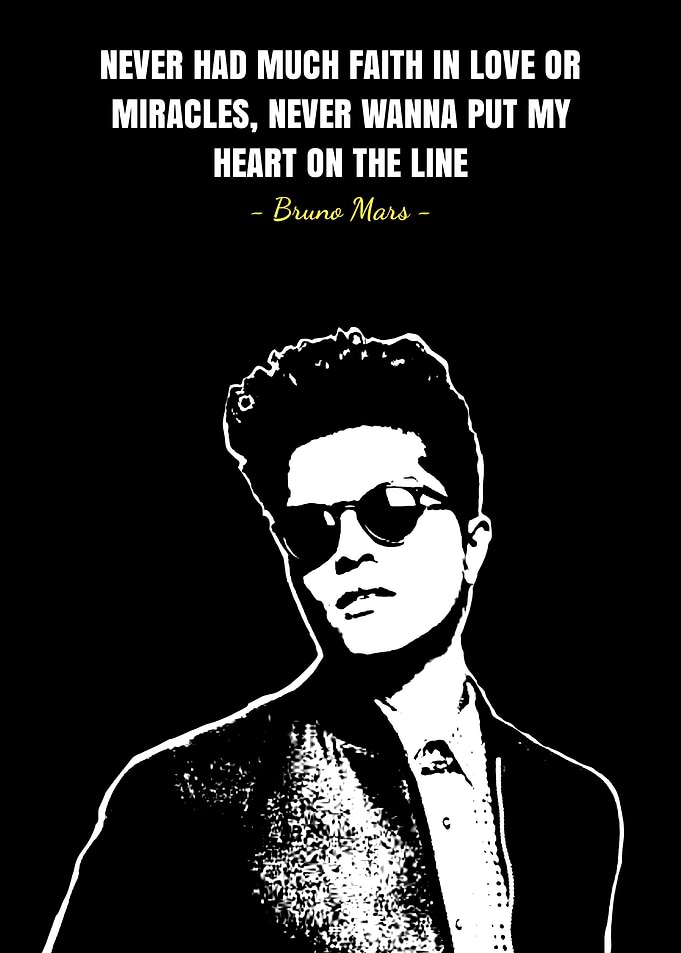 Bruno Mars quotes