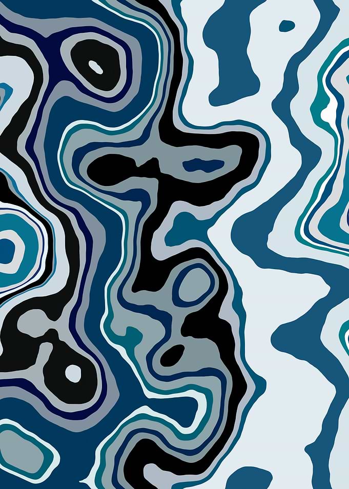 Abstract Marble Art