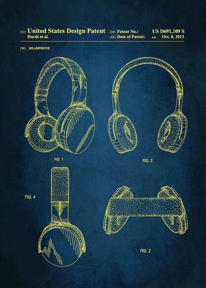 55 Headphone Patent