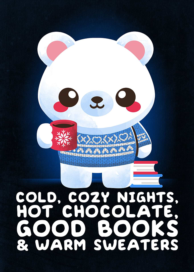 Winter time polar bear