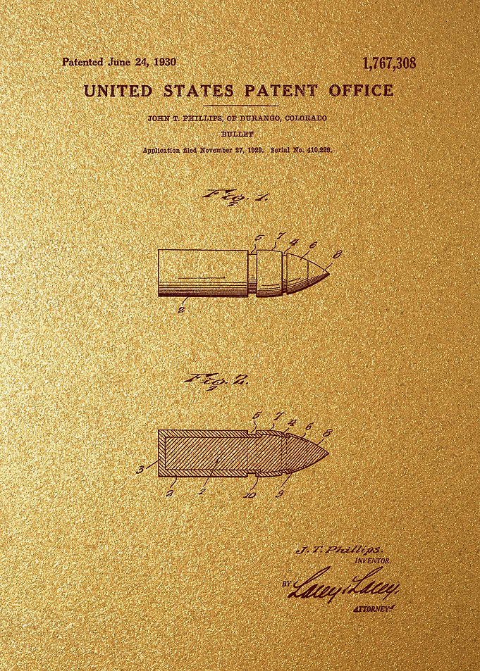27 Bullet Patent 1930