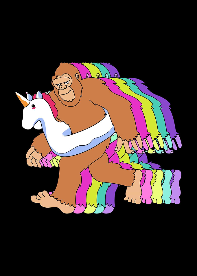 Pool Party Bigfoot