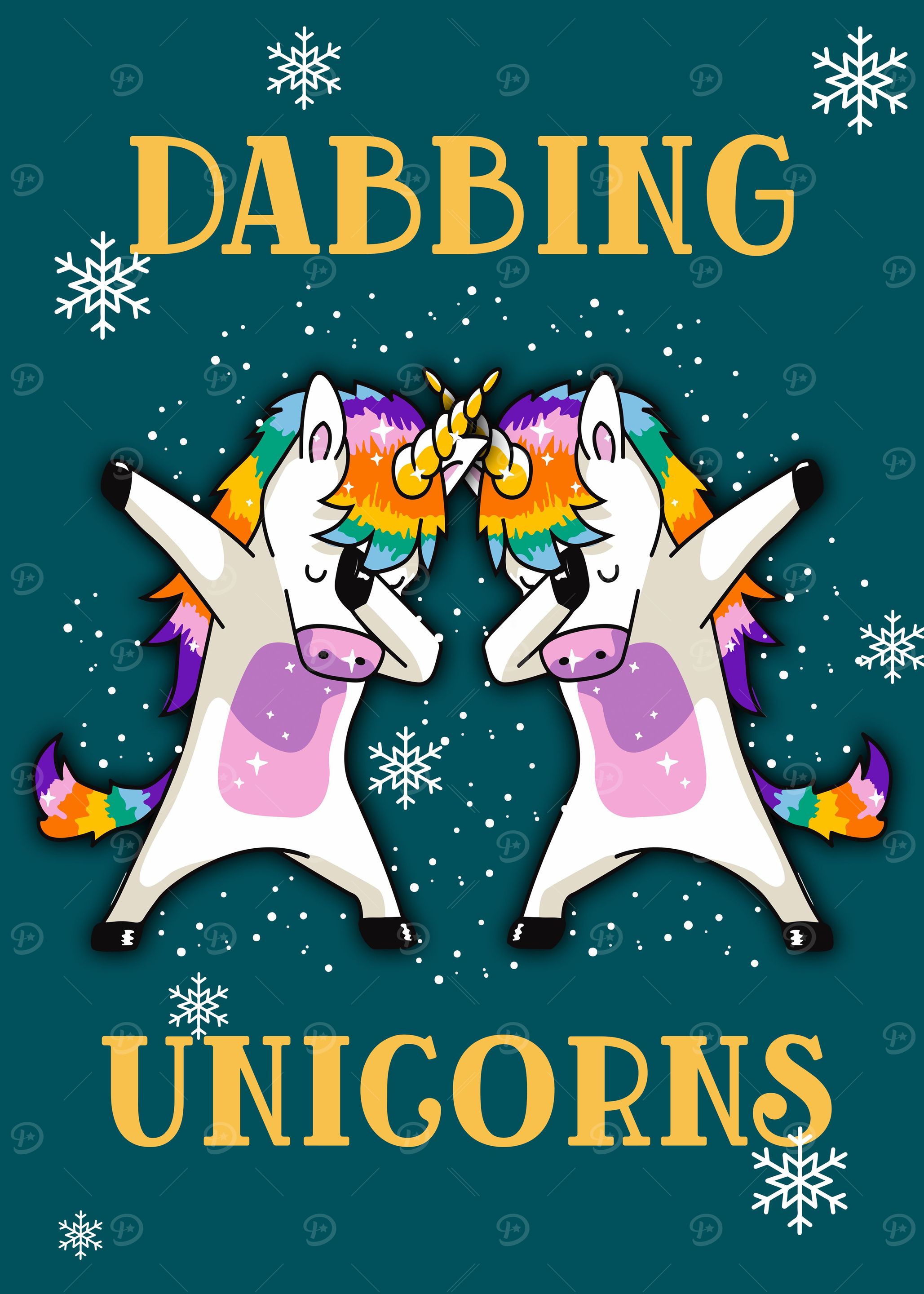 62 Unicorns Dabbing 62