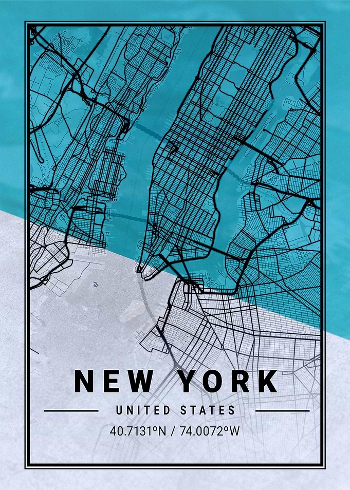 New York City Map USA