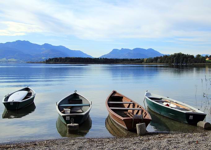 Boats at Lake Nature