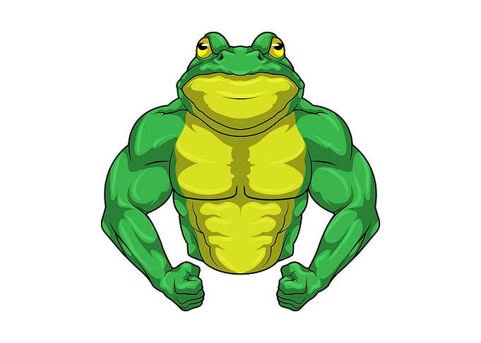 Toad Bodybuilder Muscles