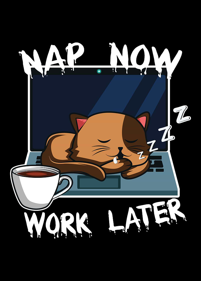 Nap Now Hardworking Person