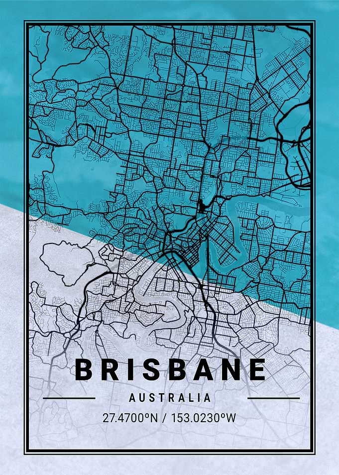 Brisbane Map Australia