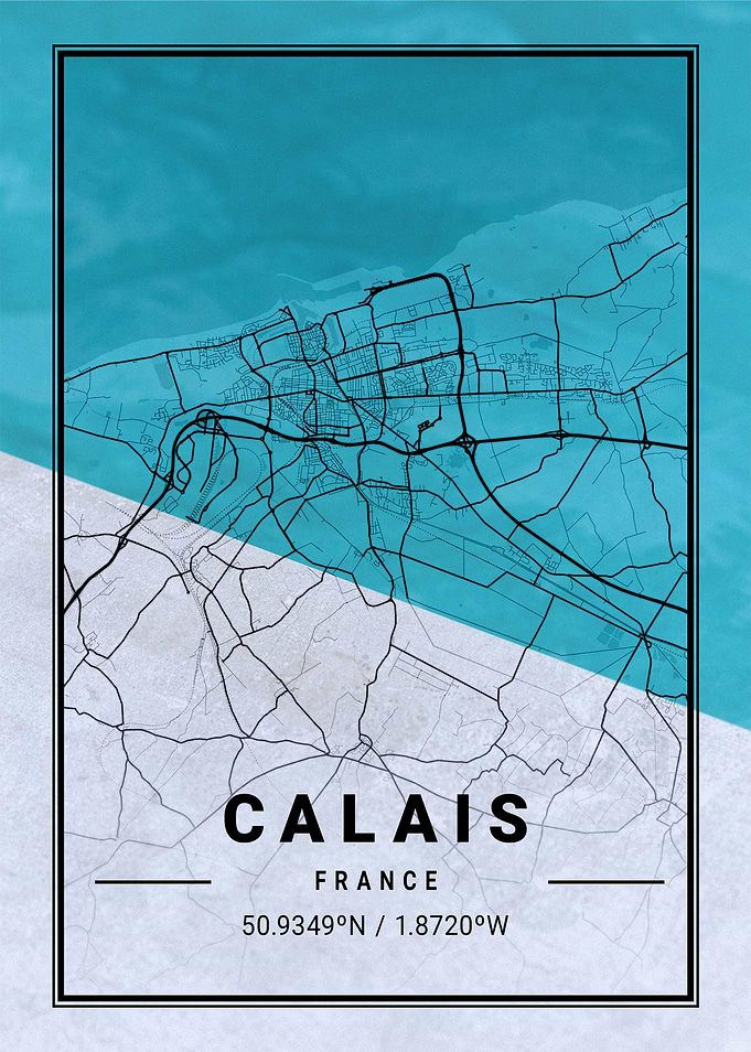 Calais City Map France