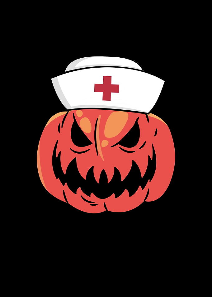 Nurse pumpkin halloween