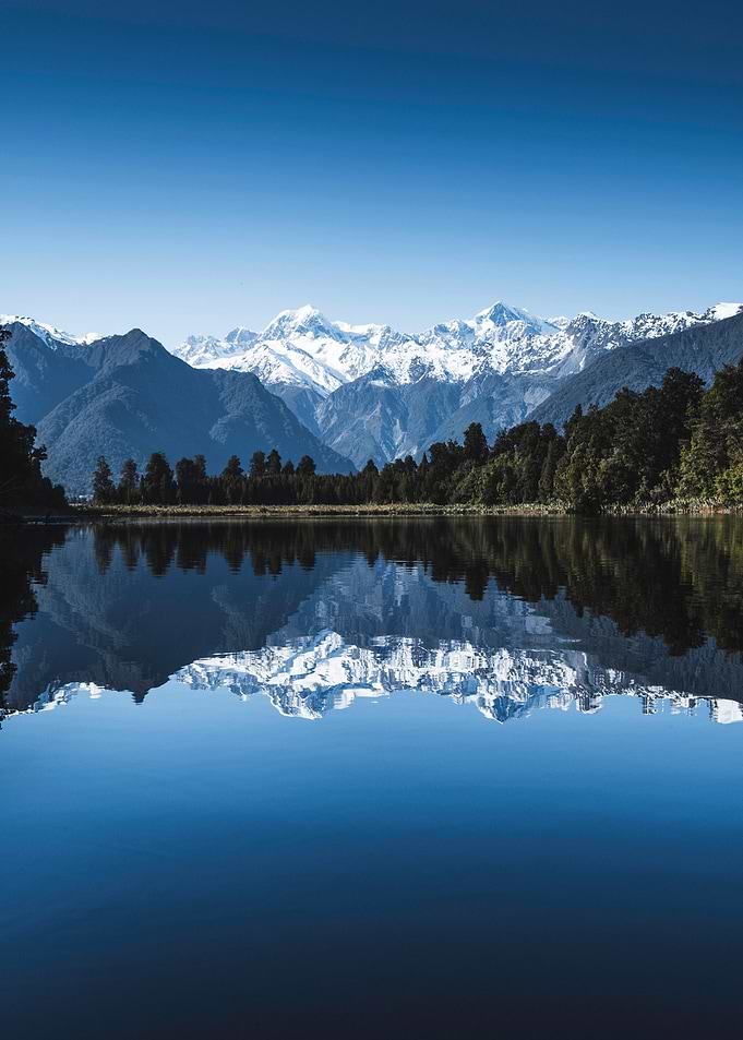 Mountains at Lake Nature