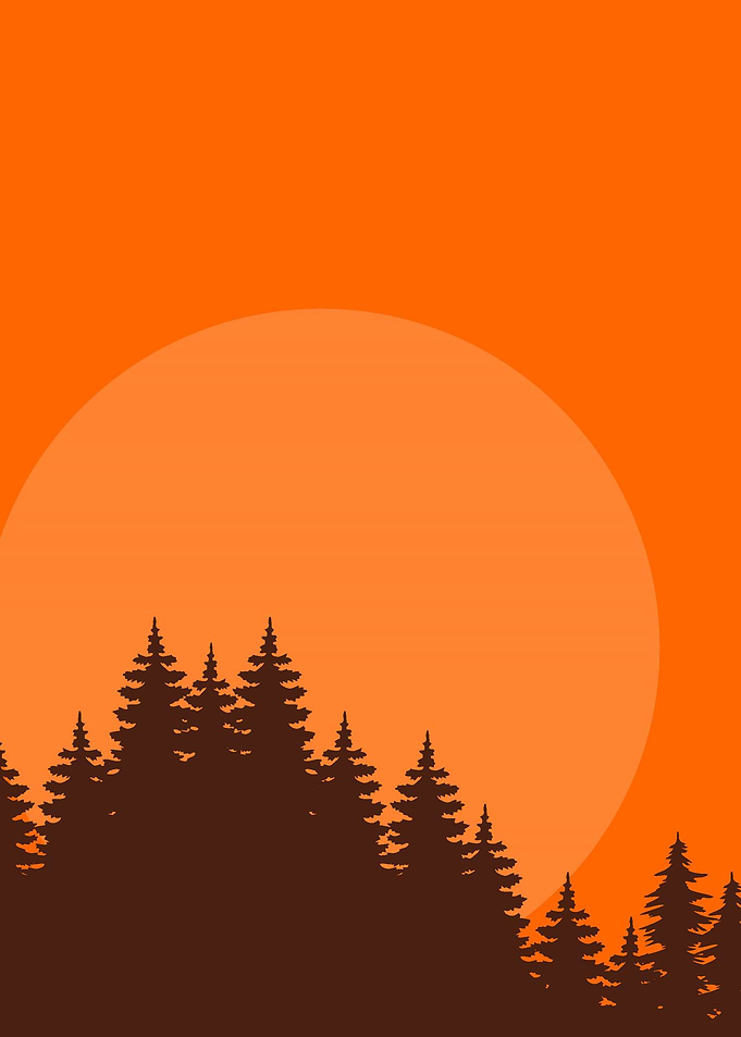 landscape flat poster art