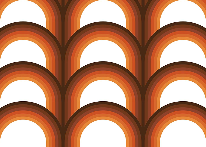 70s Rising Sun Pattern 2