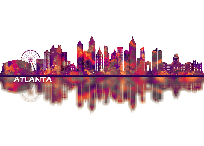 Atlanta Georgia Skyline