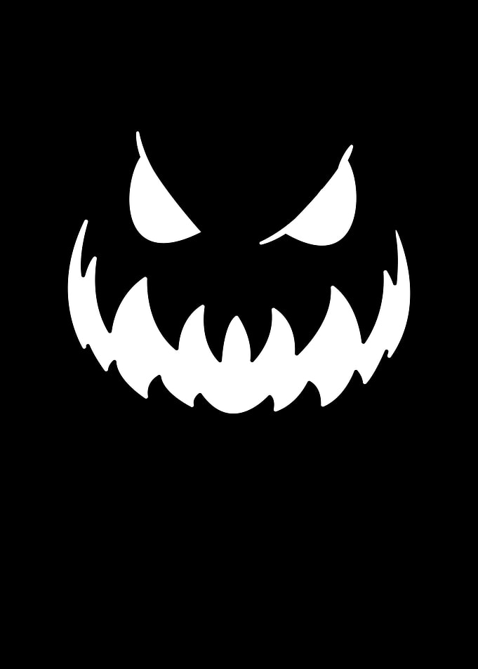 Halloween scary face