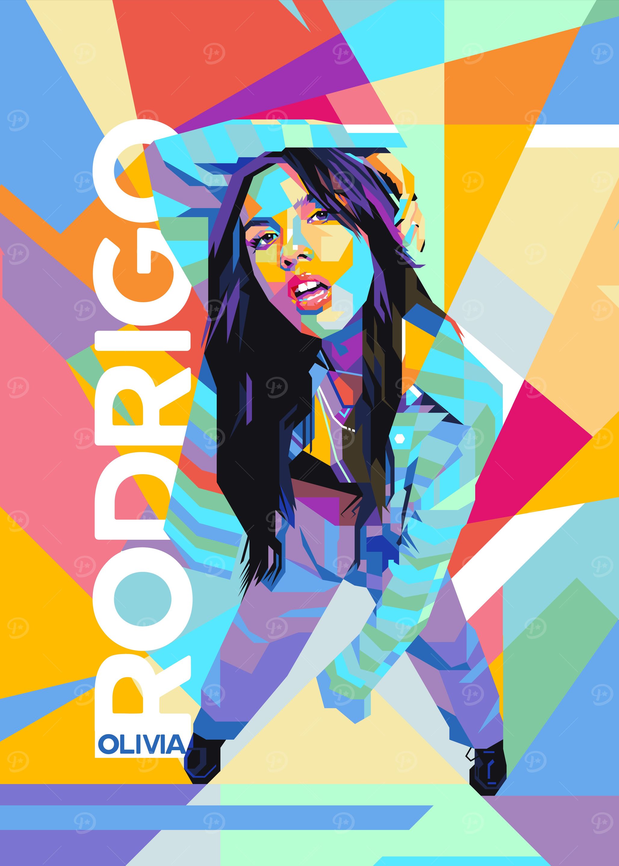 Olivia Rodrigo Colorful