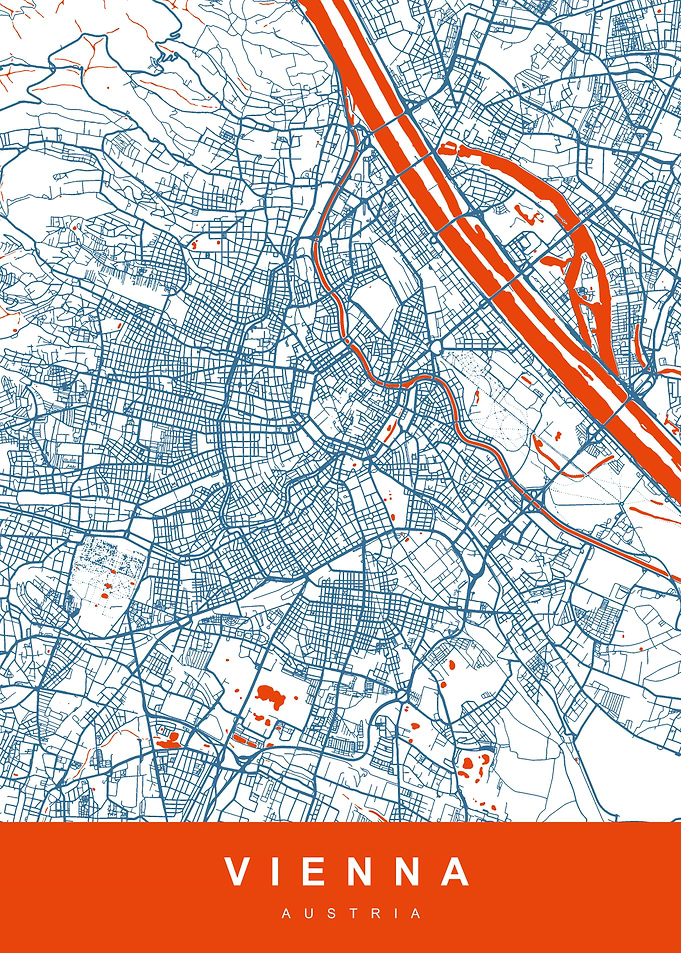 VIENNA City Map Austria