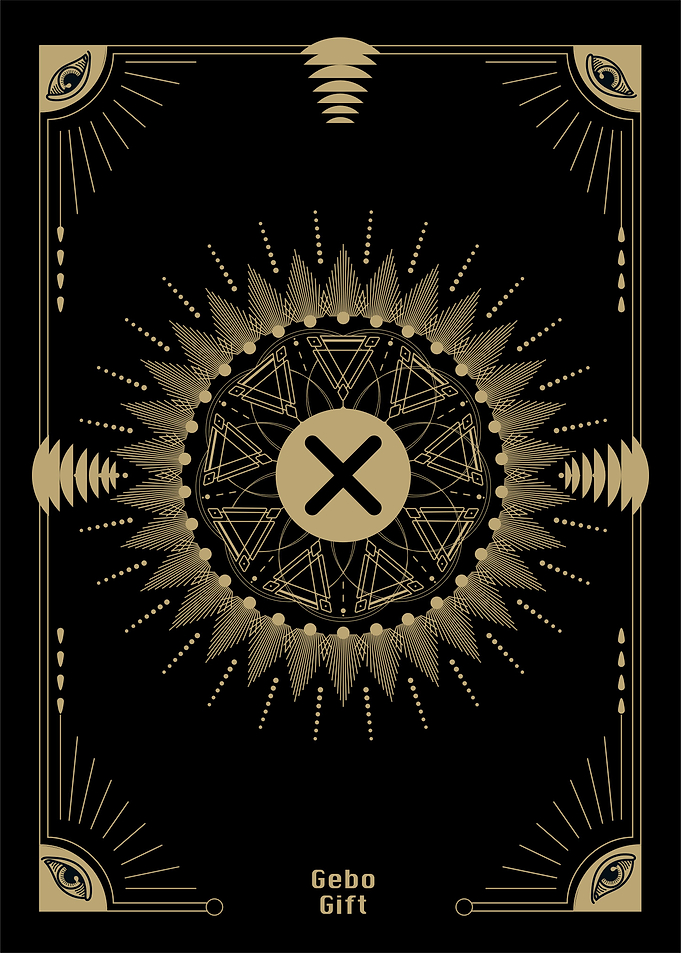 Elder Futhark Rune Gebo