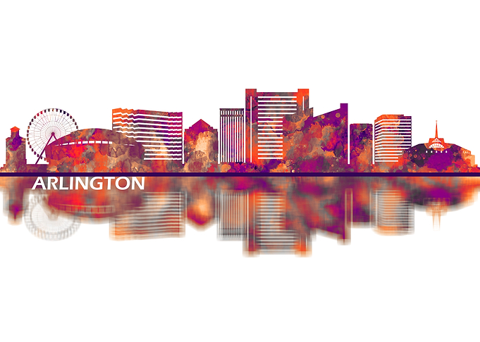 Arlington Texas Skyline