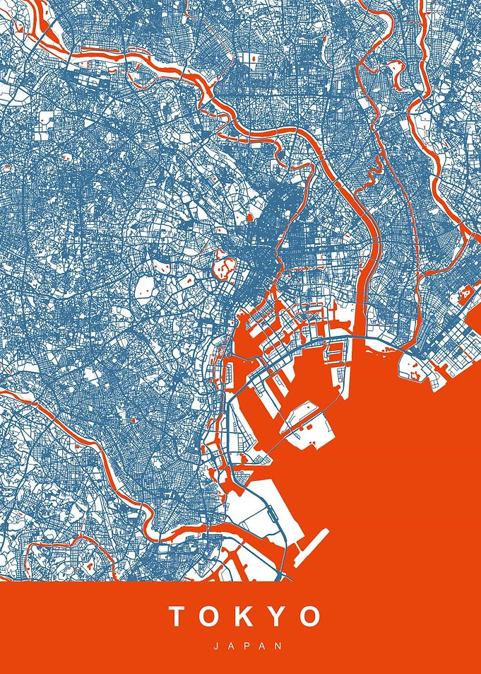 TOKYO City Map Japan