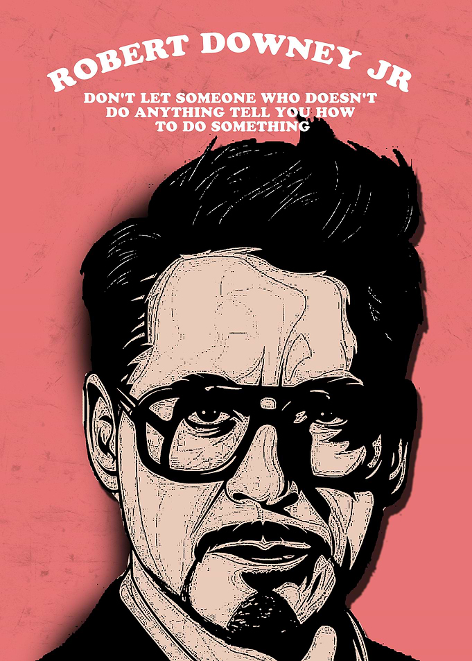 Robert Downey Jr Art