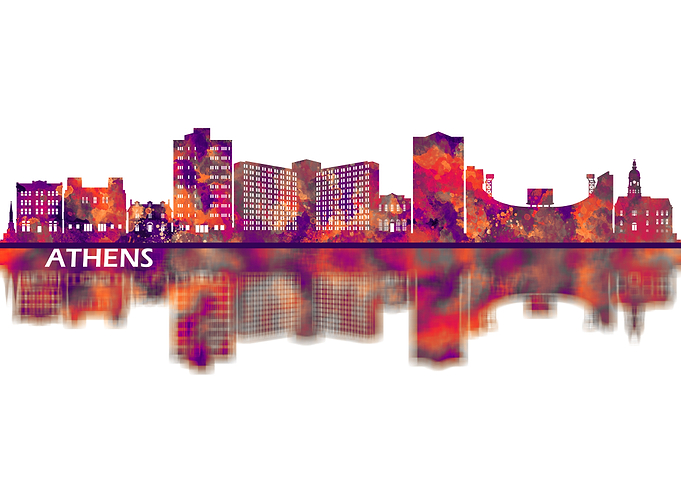 Athens Georgia Skyline