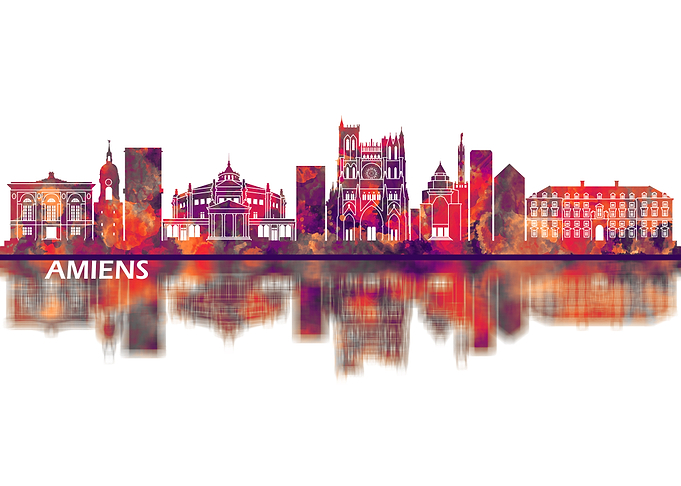Amiens France Skyline