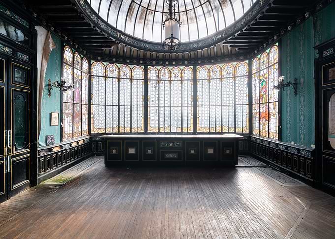 Abandoned Winter Garden