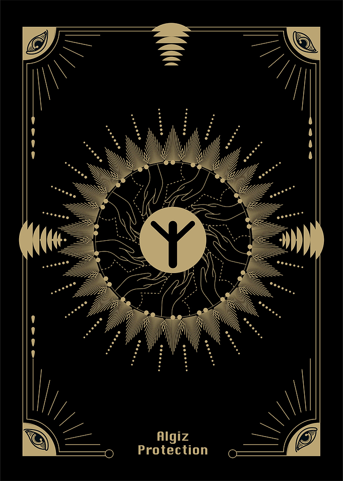 Elder Futhark Rune Algiz