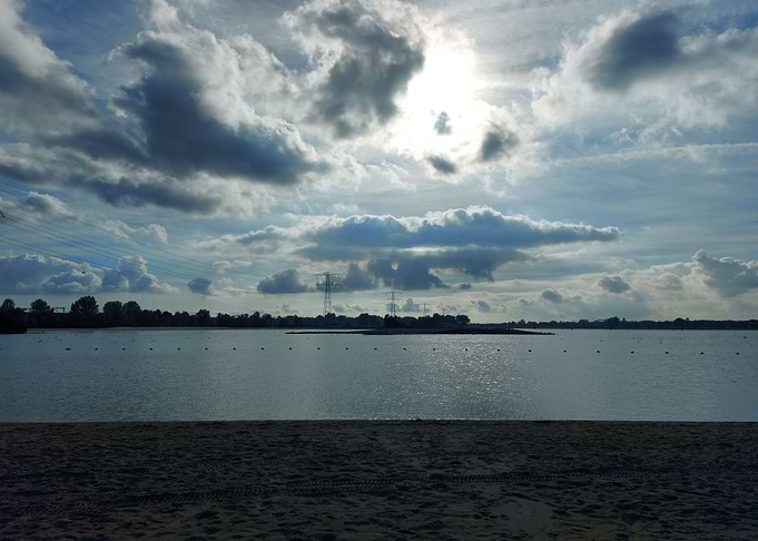 Beach skyline