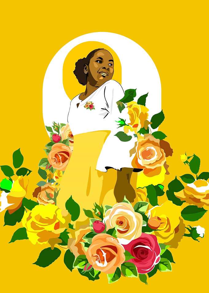 the flower girl