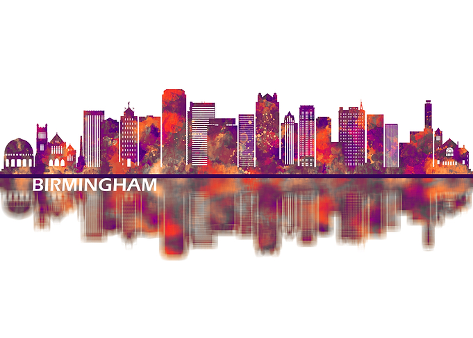Birmingham Alabama Skyline
