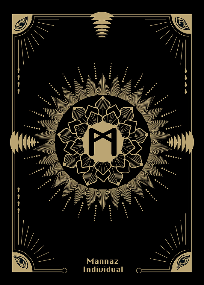 Elder Futhark Rune mannaz