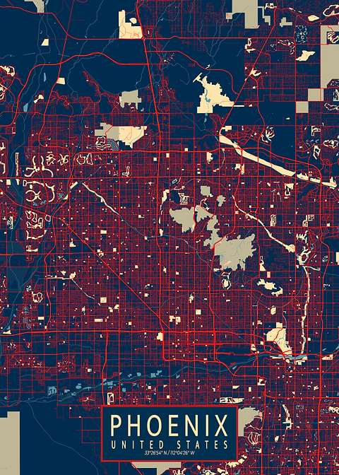 Phoenix City Map Hope