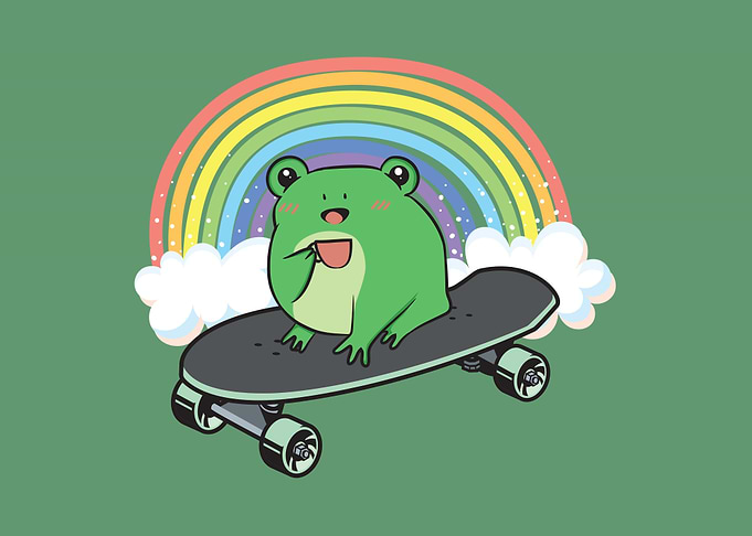 Cottagecore Kawaii Frog