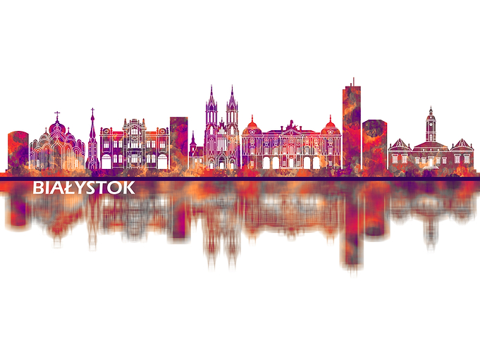 Bialystok Poland Skyline